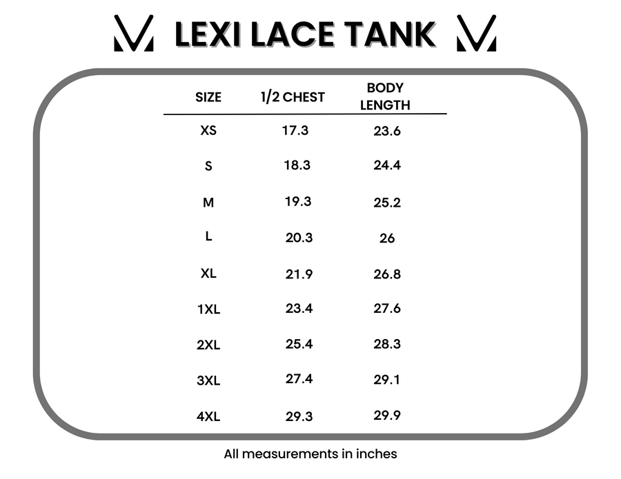 IN STOCK Lexi Lace Tank - Sky Blue FINAL SALE