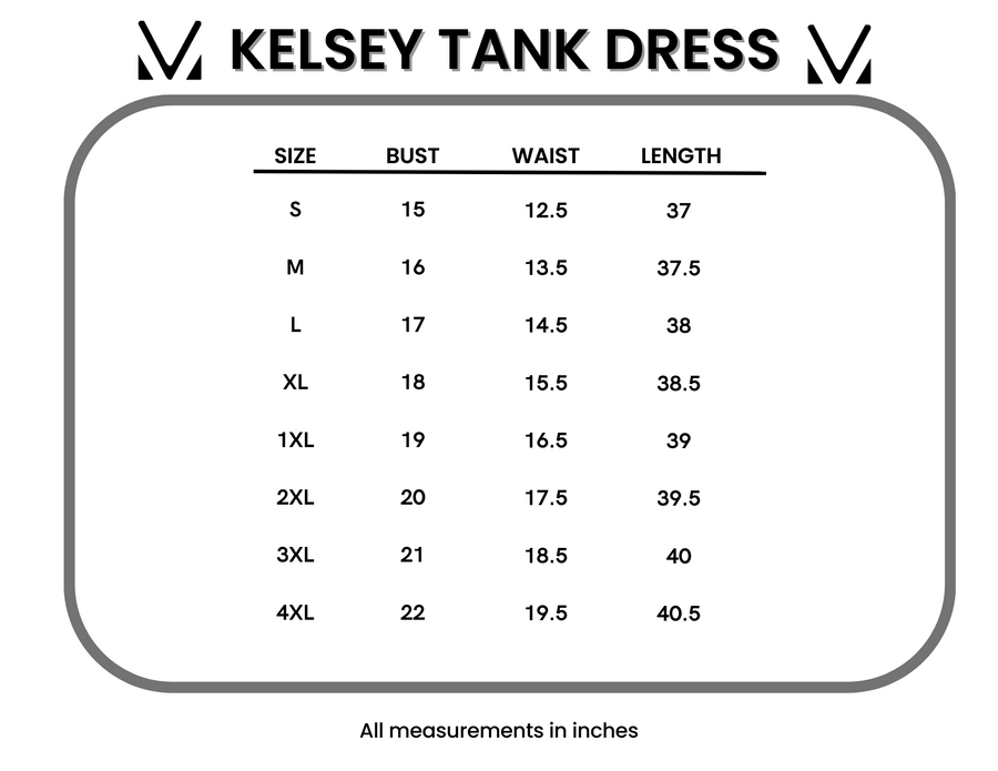 IN STOCK Kelsey Tank Dress - Dusty Blue Floral