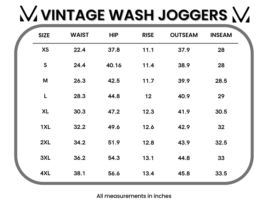 WAREHOUSE ONLY Vintage Wash Joggers - Purple