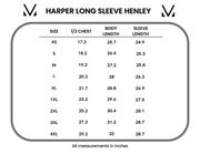 IN STOCK Harper Long Sleeve Henley - Light Grey FINAL SALE