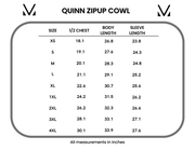 IN STOCK Quinn ZipUp Cowl - Black