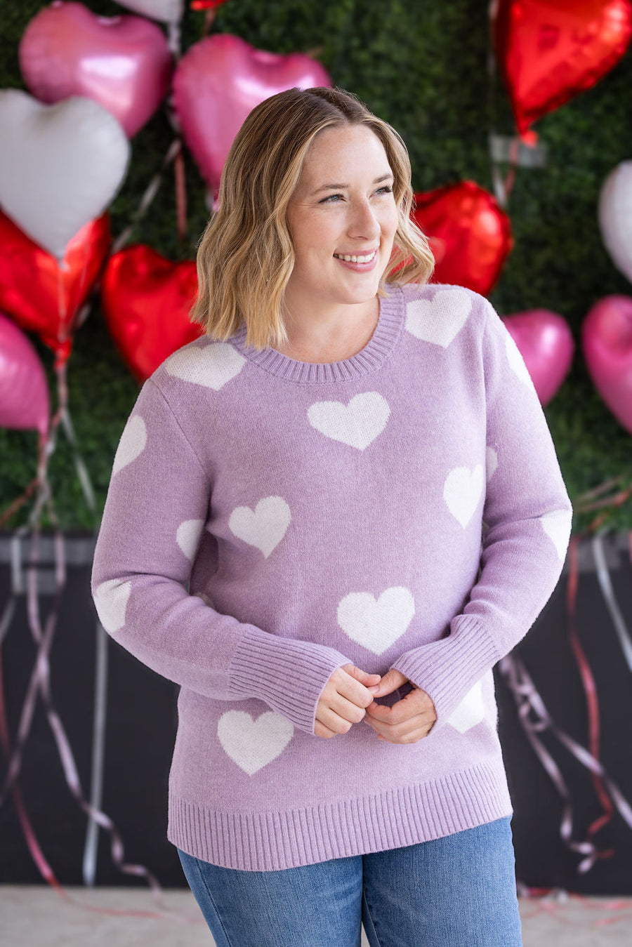 WAREHOUSE Endless Love Sweater - Lavender