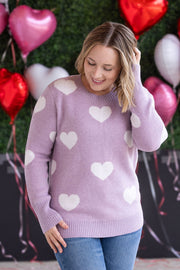 WAREHOUSE Endless Love Sweater - Lavender