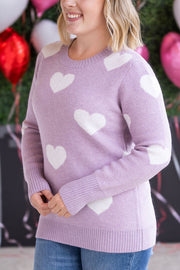 WAREHOUSE Endless Love Sweater - Lavender