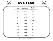IN STOCK Ava Tank - Red Freedom Stars