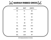 WAREHOUSE Mariah Ribbed Dress - Grey Stripes