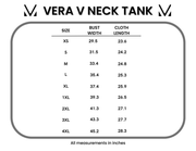 WAREHOUSE ONLY Vera V Neck Tank - Slate Purple FINAL SALE