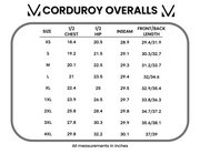 WAREHOUSE Corduroy Overalls - Olive