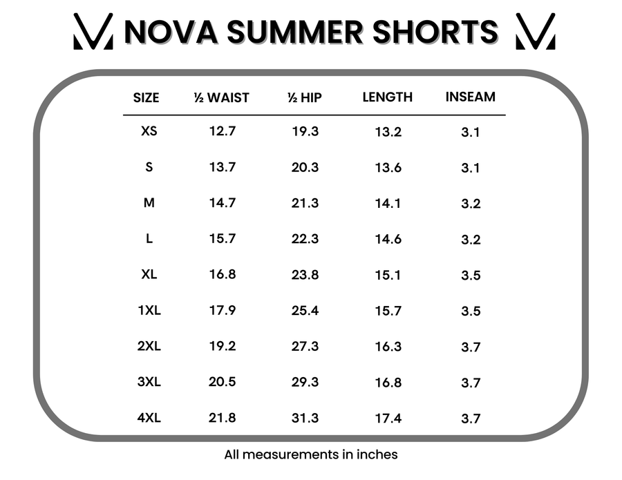 WAREHOUSE ONLY Nova Summer Shorts - Tropical Palm FINAL SALE