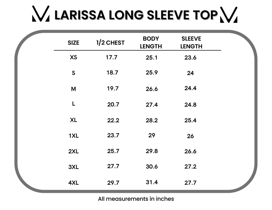 WAREHOUSE ONLY Larissa Long Sleeve - Teal