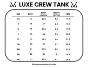 IN STOCK Luxe Crew Tank - Denim
