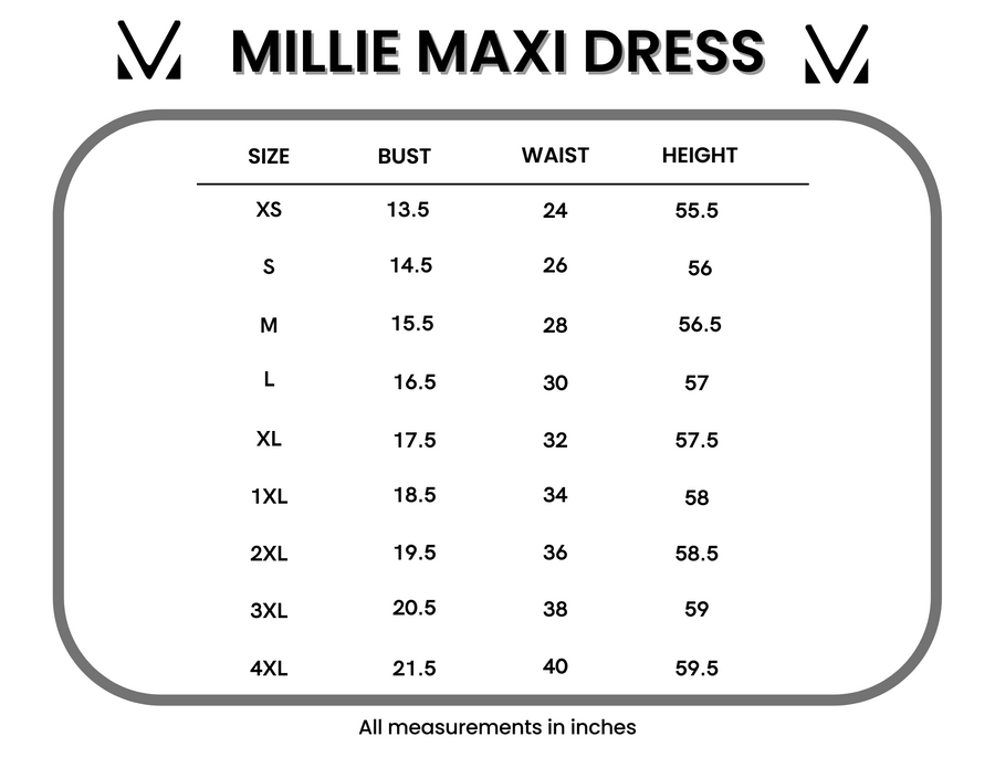 WAREHOUSE ONLY Millie Maxi Dress - Abstract Aqua Breeze FINAL SALE
