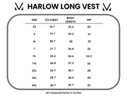 WAREHOUSE ONLY Harlow Long Vest - Brown