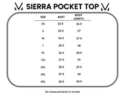 WAREHOUSE Sierra Pocket Top - Black