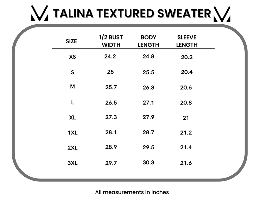 WAREHOUSE ONLY Talina Textured Sweater - Olive