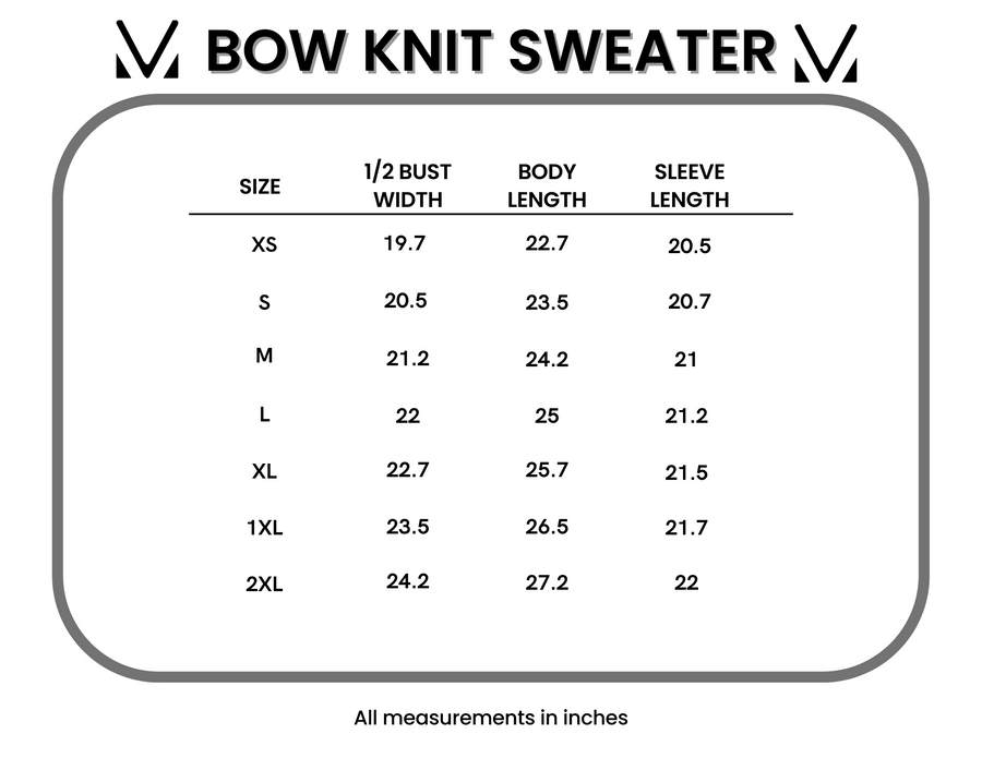 WAREHOUSE ONLY Bethany Bow Knit Sweater - Red