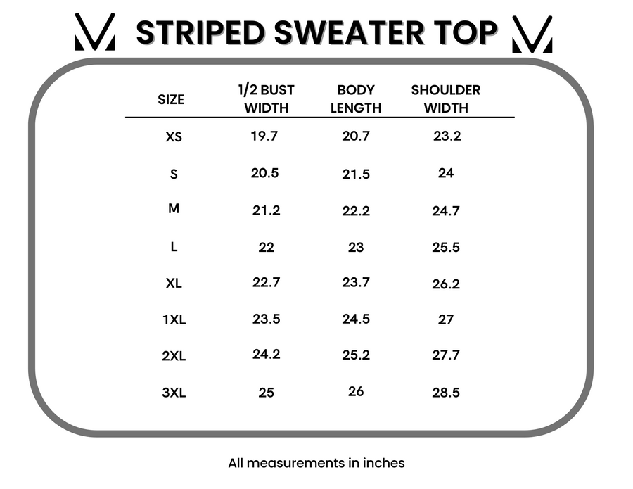 WAREHOUSE ONLY Striped Sweater Top - Black and Purple