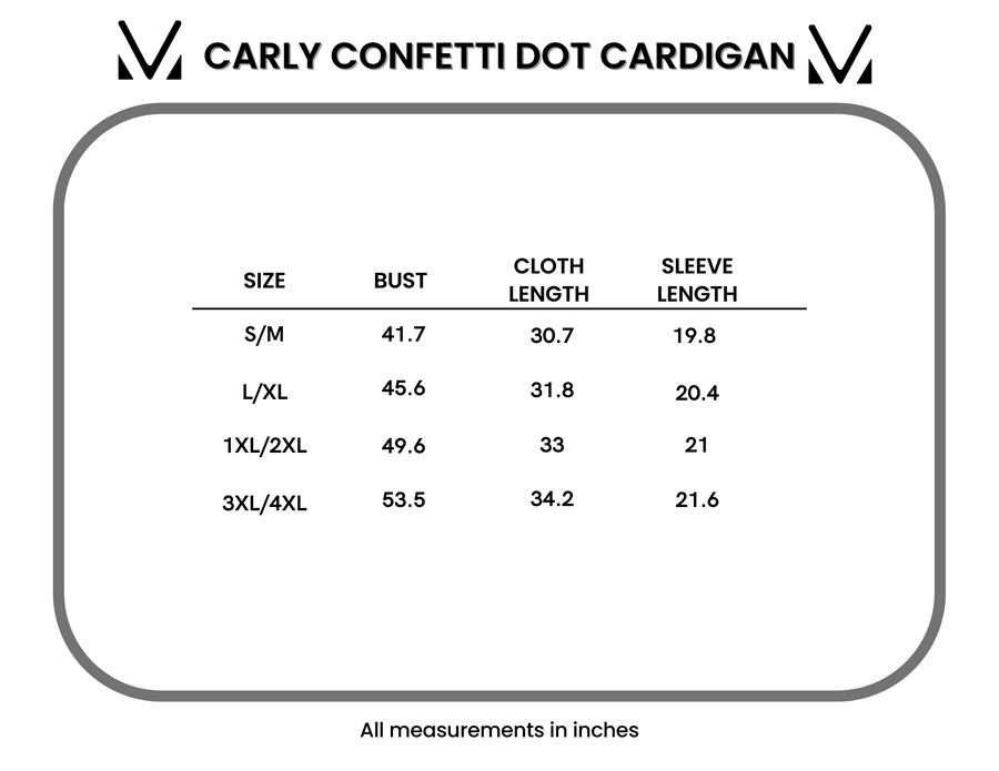 WAREHOUSE Carly Confetti Dot Cardigan - Pumpkin