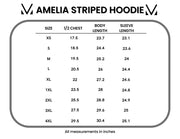 Amelia Striped Hoodie - Green
