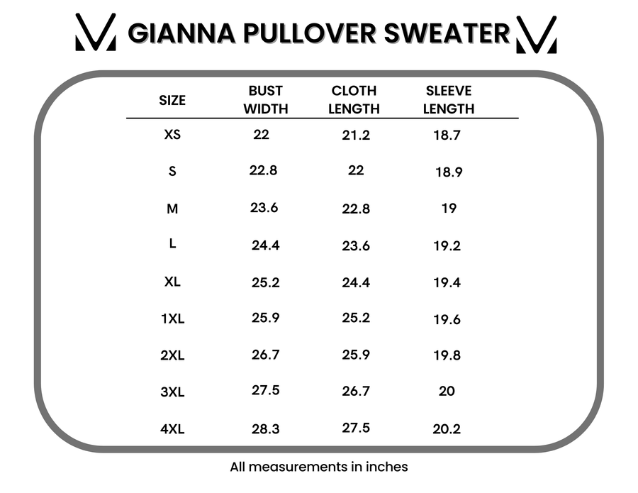 WAREHOUSE ONLY Gianna Pullover Sweater - Black