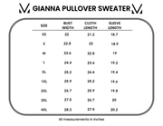 Gianna Pullover Sweater - Coral