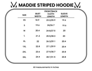 WAREHOUSE ONLY Maddie Striped Hoodie - Pumpkin Spice