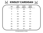 WAREHOUSE Kinsley Cardigan - Purple, Pink, and Green