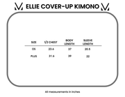 WAREHOUSE ONLY Ellie Cover-Up Kimono - Light Blue FINAL SALE