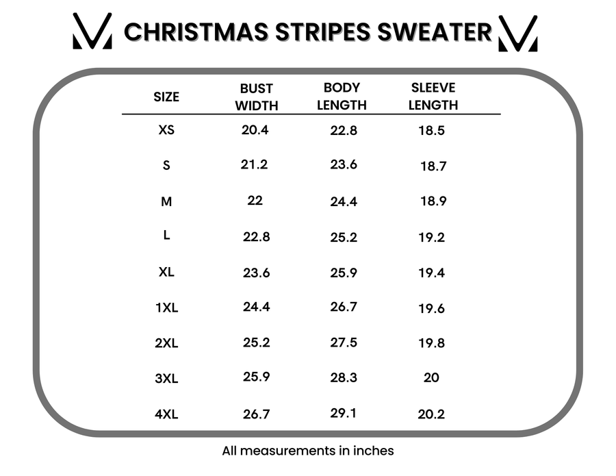 WAREHOUSE Christmas Stripes Sweater
