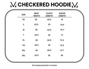 WAREHOUSE Checkered Hoodie - Pink and White