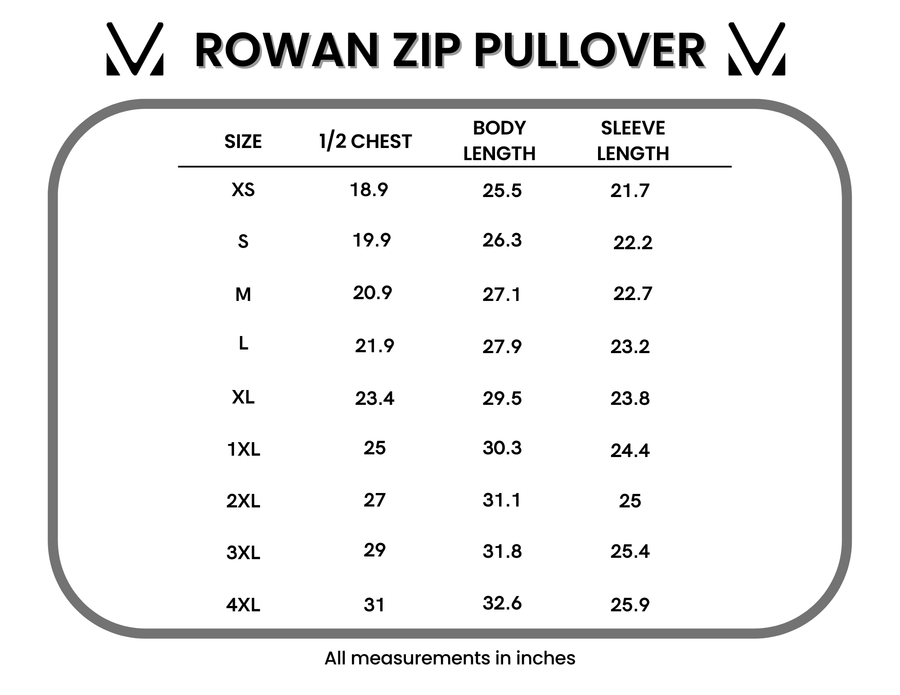 WAREHOUSE ONLY Rowan Zip Pullover - Slate Blue and Autumn Watercolor