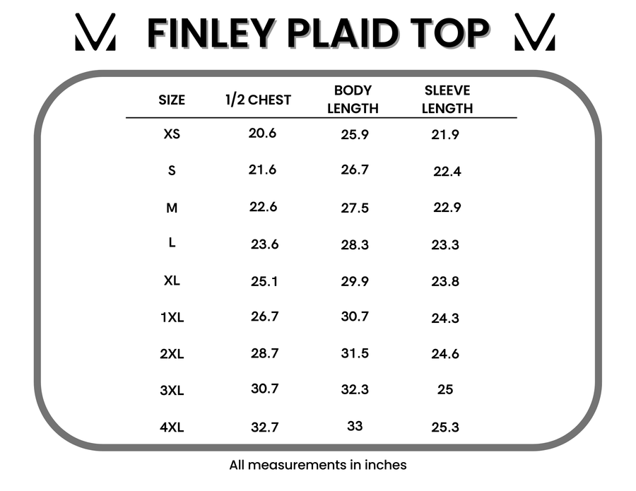 WAREHOUSE ONLY Finley Plaid Top - Olive and Brown