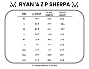 WAREHOUSE ONLY Ryan 1/4 Zip Sherpa - Camel