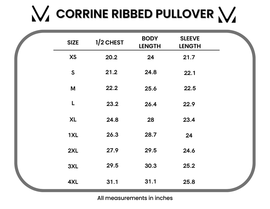 WAREHOUSE ONLY Corrine Ribbed Pullover Top - Black
