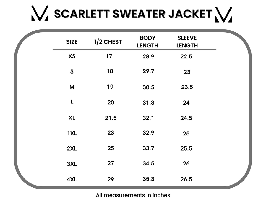 WAREHOUSE ONLY Scarlett Sweater Jacket - Mocha