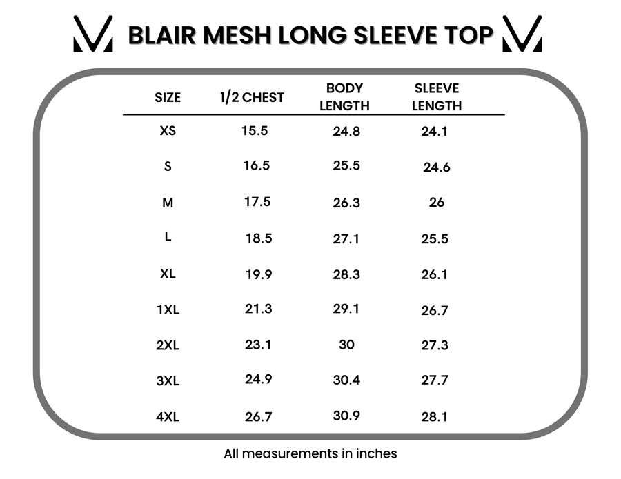 WAREHOUSE ONLY Blair Mesh Long Sleeve Top - Black and White Checkers