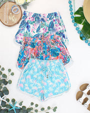 WAREHOUSE ONLY Nova Summer Shorts - Tropical Palm FINAL SALE