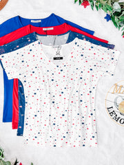 WAREHOUSE Chloe Cozy Tee - Aviators and Fireworks