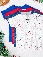 WAREHOUSE Chloe Cozy Tee - Red
