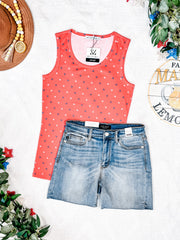 WAREHOUSE Ava Tank - Red Freedom Stars