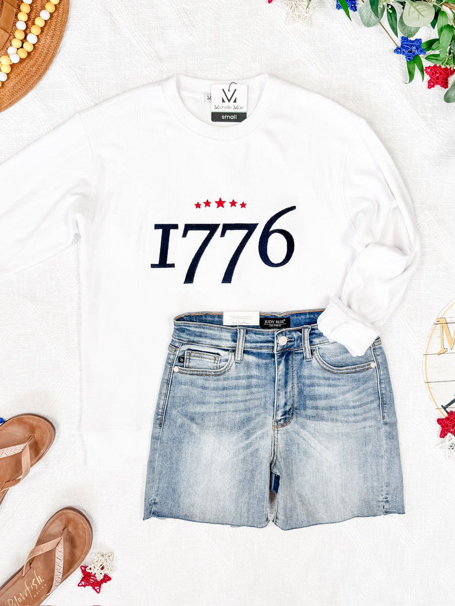 WAREHOUSE Corrine Embroidered Pullover Top - 1776
