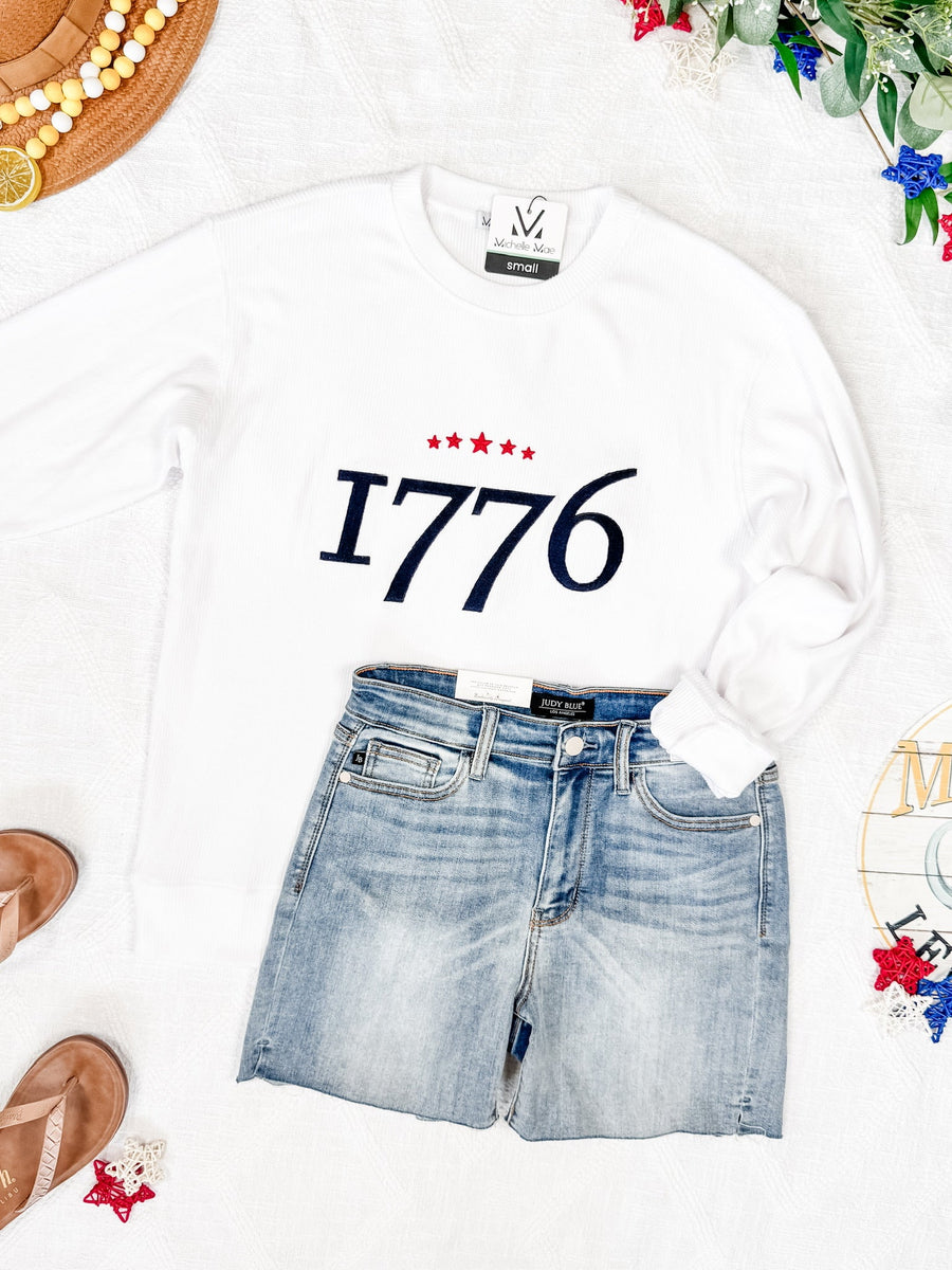 WAREHOUSE Corrine Embroidered Pullover Top - 1776