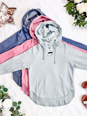 WAREHOUSE Vintage Wash Beach Hoodie - Nautical Navy