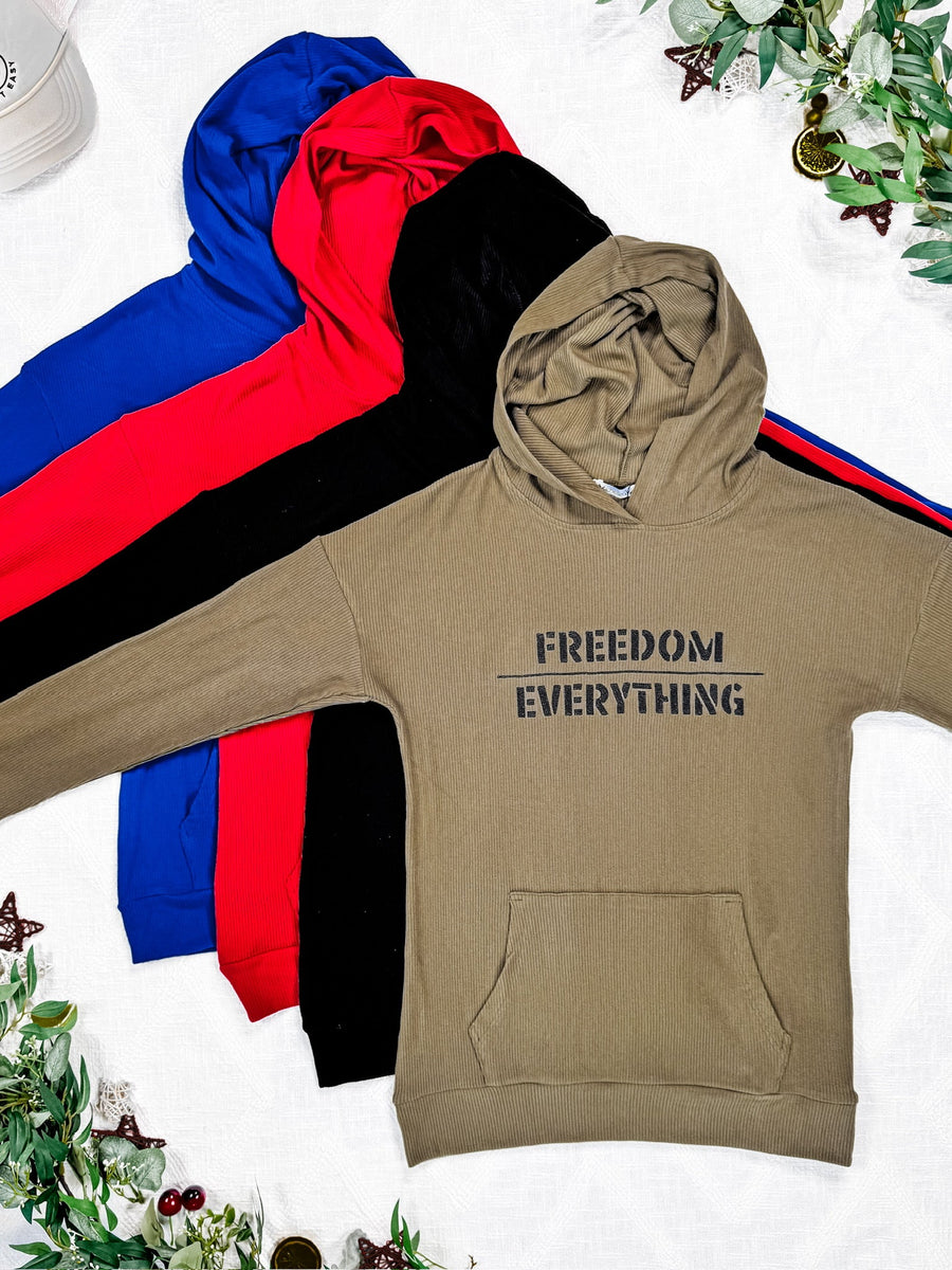 WAREHOUSE Corrine Embroidered Hoodie - In God We Trust