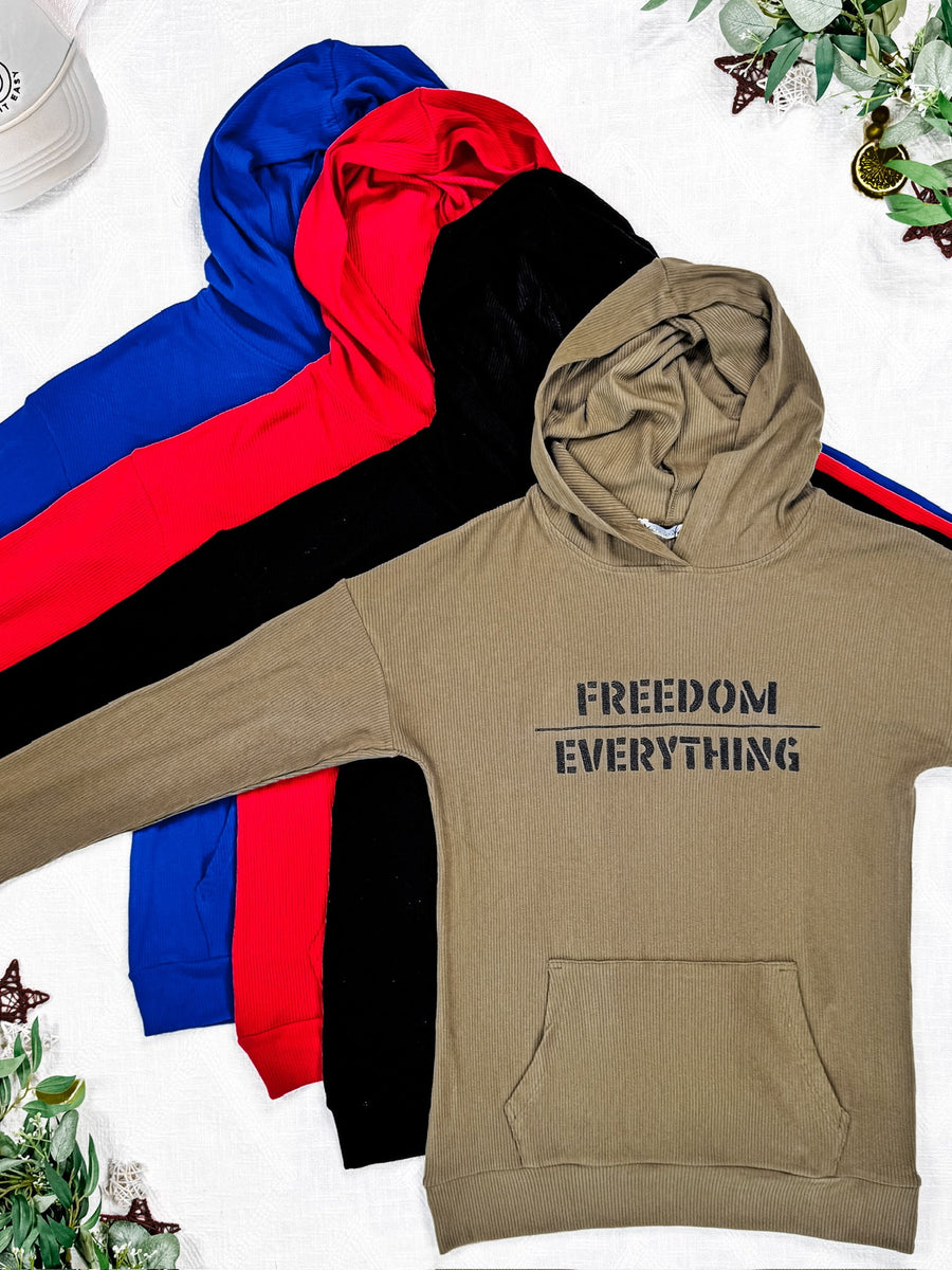WAREHOUSE Corrine Embroidered Hoodie - In God We Trust