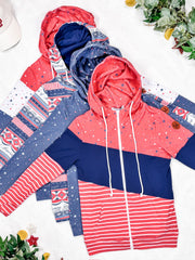 WAREHOUSE HalfZip Hoodie - American Roots