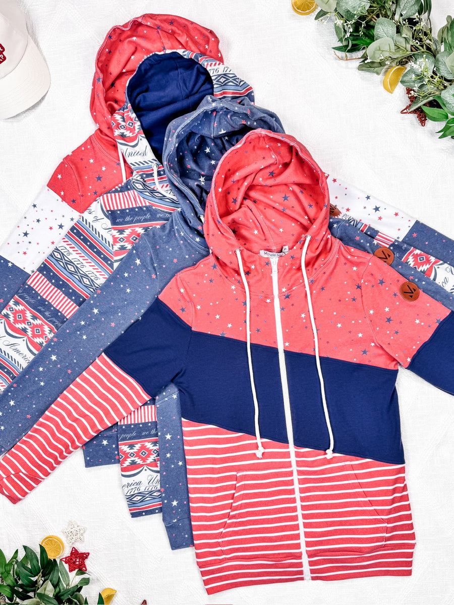 WAREHOUSE HalfZip Hoodie - American Roots