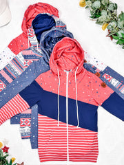 WAREHOUSE HalfZip Hoodie - American Roots