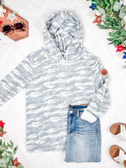 WAREHOUSE Hailey Pullover Hoodie - Camo