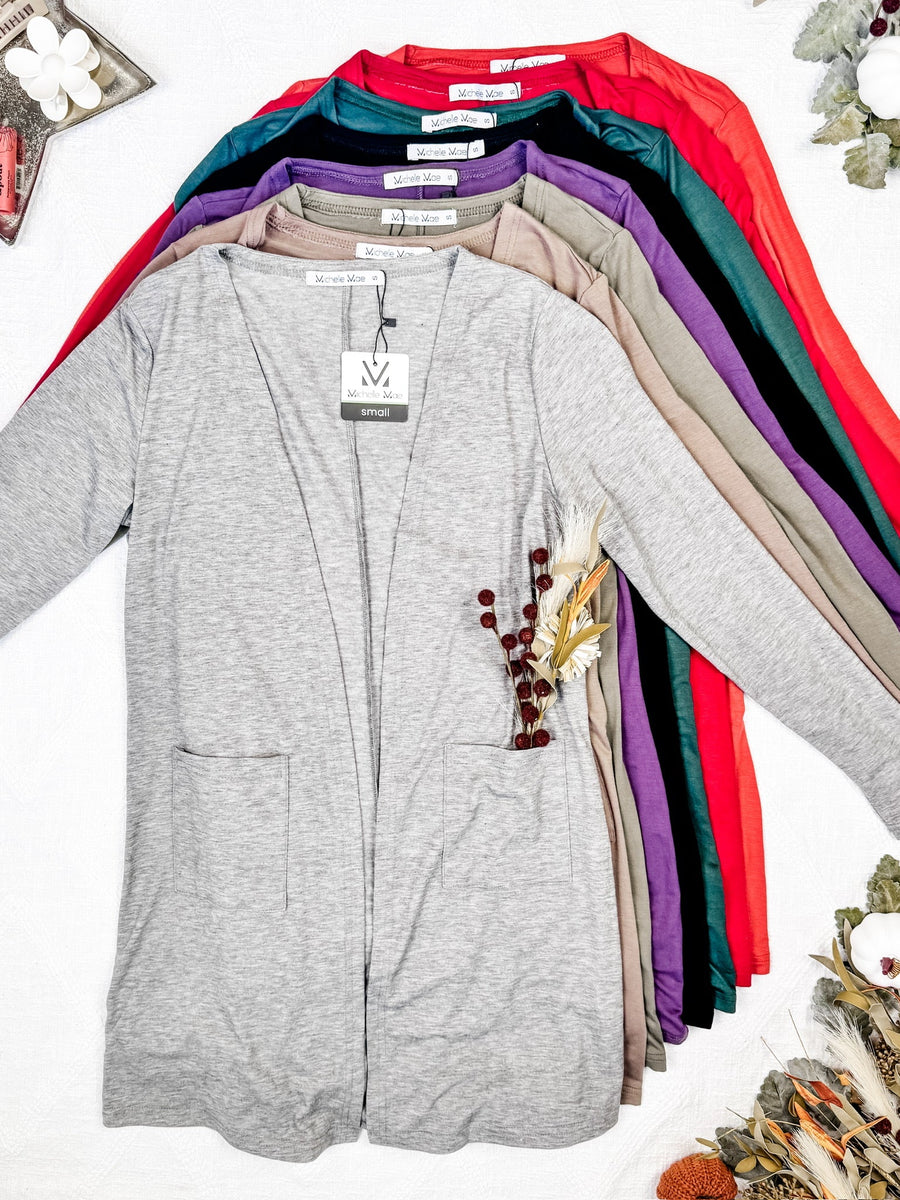 WAREHOUSE Classic Cardigan - Pumpkin FINAL SALE